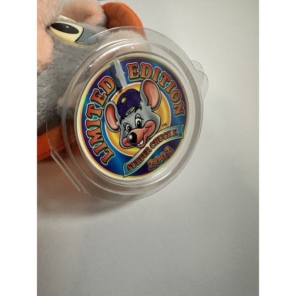 Vintage Chuck E Cheese 2002 Limited Edition Surfer Chuck E 11" Plush Mouse Doll - Picture 5 of 9